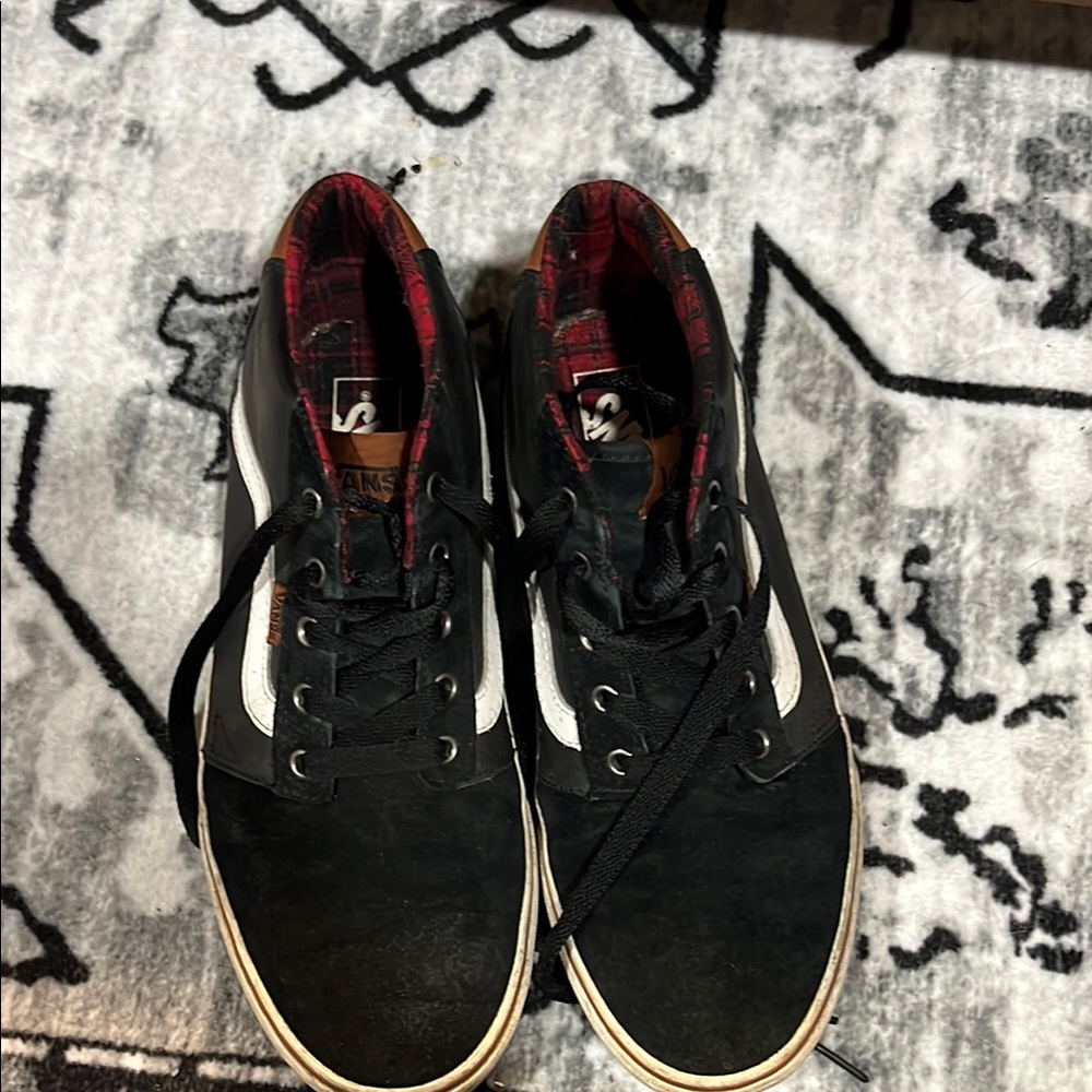 Vans Black and White Classic Sneakers